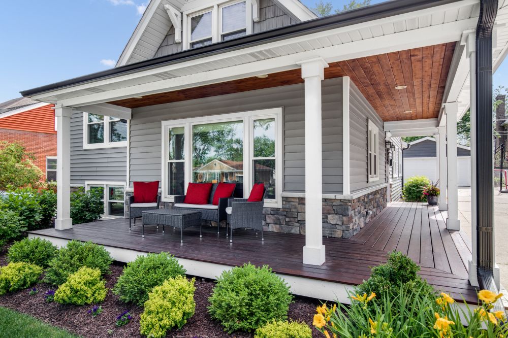 Porch Pillar Repair in Poulsbo