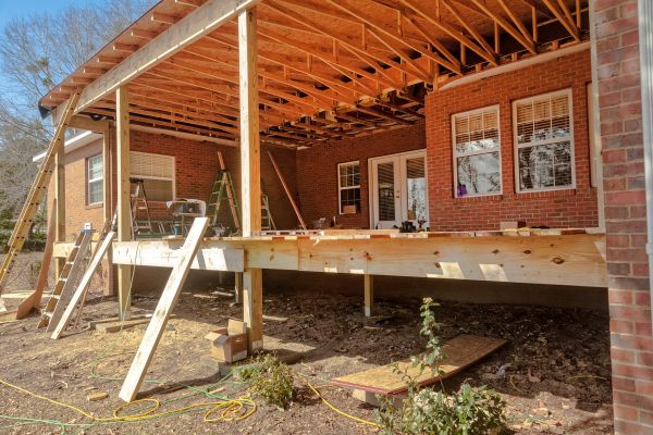 Porch Columns Installation in Poulsbo