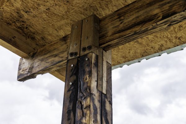 Deck Column Replacement in Poulsbo