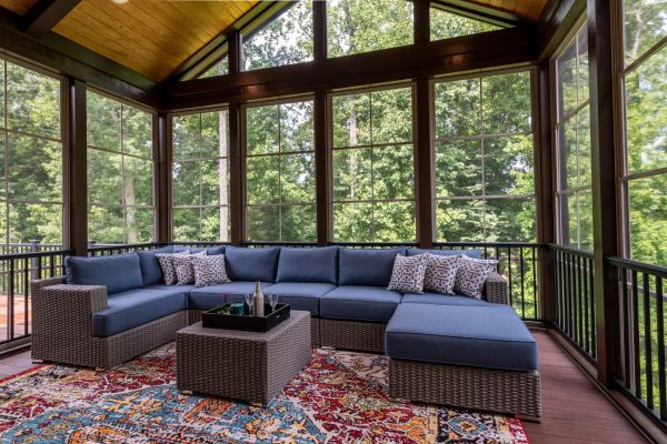 Enclosed Deck Installation in Poulsbo