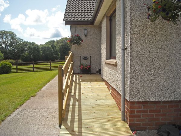 Hardwood Ramp Installation in Poulsbo