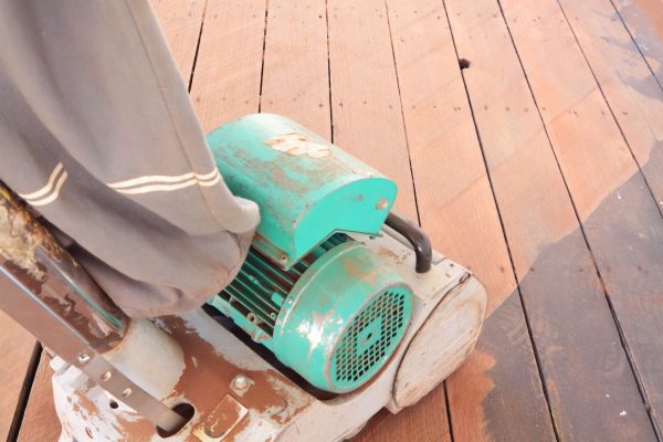 Cedar Deck Sanding in Poulsbo
